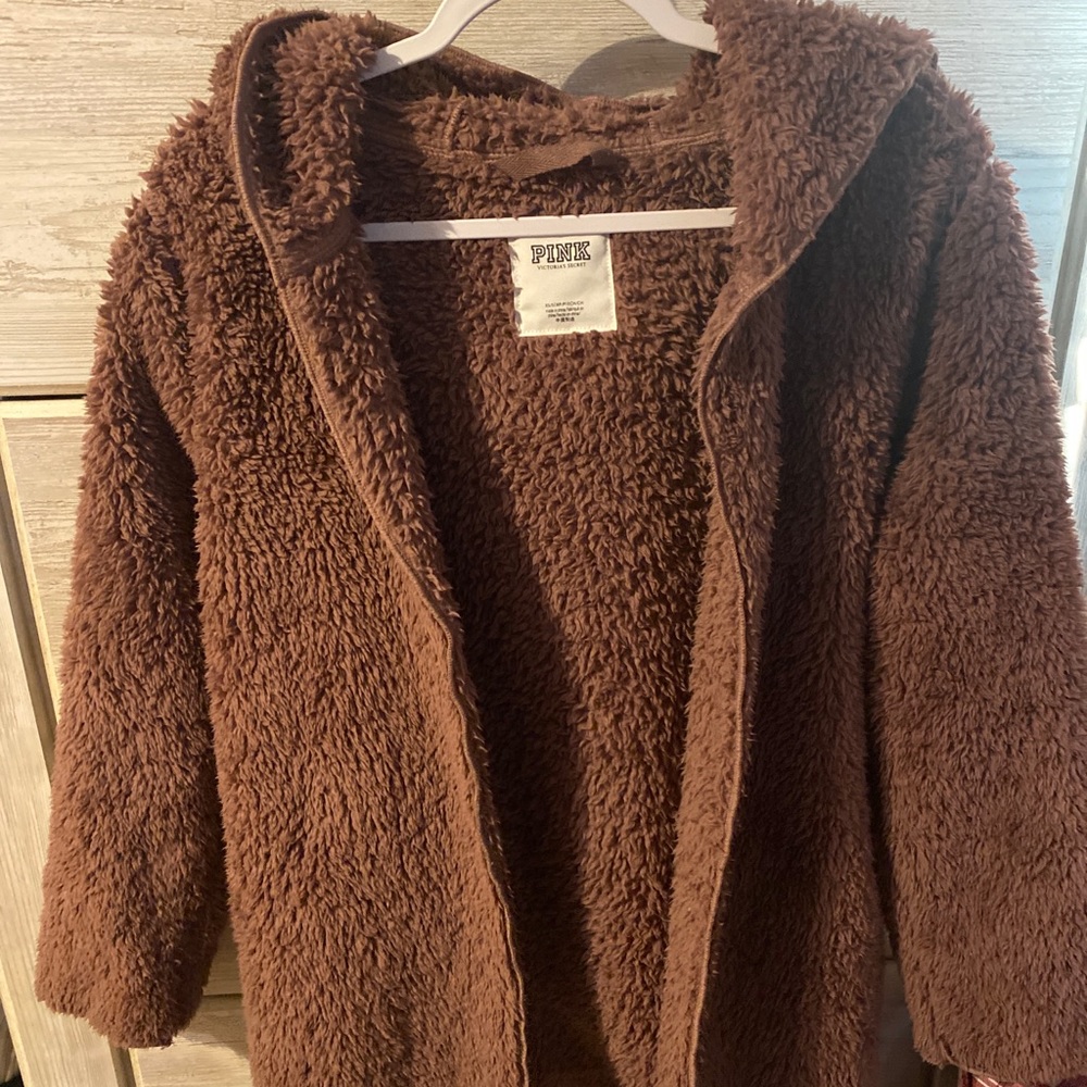 Pink Victoria’a Secret Sherpa Sweater